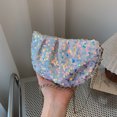 thumbnail image 2 of Bolso pequeño con lentejuelas y cadena de celebridades de Internet, bolso plisado para mujer, primavera 2025, nuevo bolso de bola de masa con todo incluido para mujer, 2 of 5