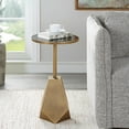 thumbnail image 3 of Uttermost Comet Iron and Glass Geometric Accent Table in Bronze and Gold, 3 of 7