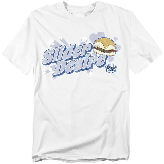 White Castle T-Shirt Slider Desire Unisex Graphic Tee For Men & Women