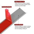 thumbnail image 3 of Uxcell 16mm x 5000mm Flexible TPE Self Adhesive U-Shape Veneer Edging Edge Banding Gray, 3 of 6