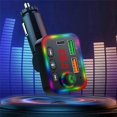 thumbnail image 4 of compatible P4 Car FM Transmitter PD Fast Charger Car Charger Support U Disk Bluetooth Hands-free Calling_Perfect Gift, 4 of 4