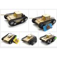 thumbnail image 5 of KLKCMS DIY Wooden Kids Science Experiment Kits RC Tank 3D Puzzle 4 Automatic, 5 of 5
