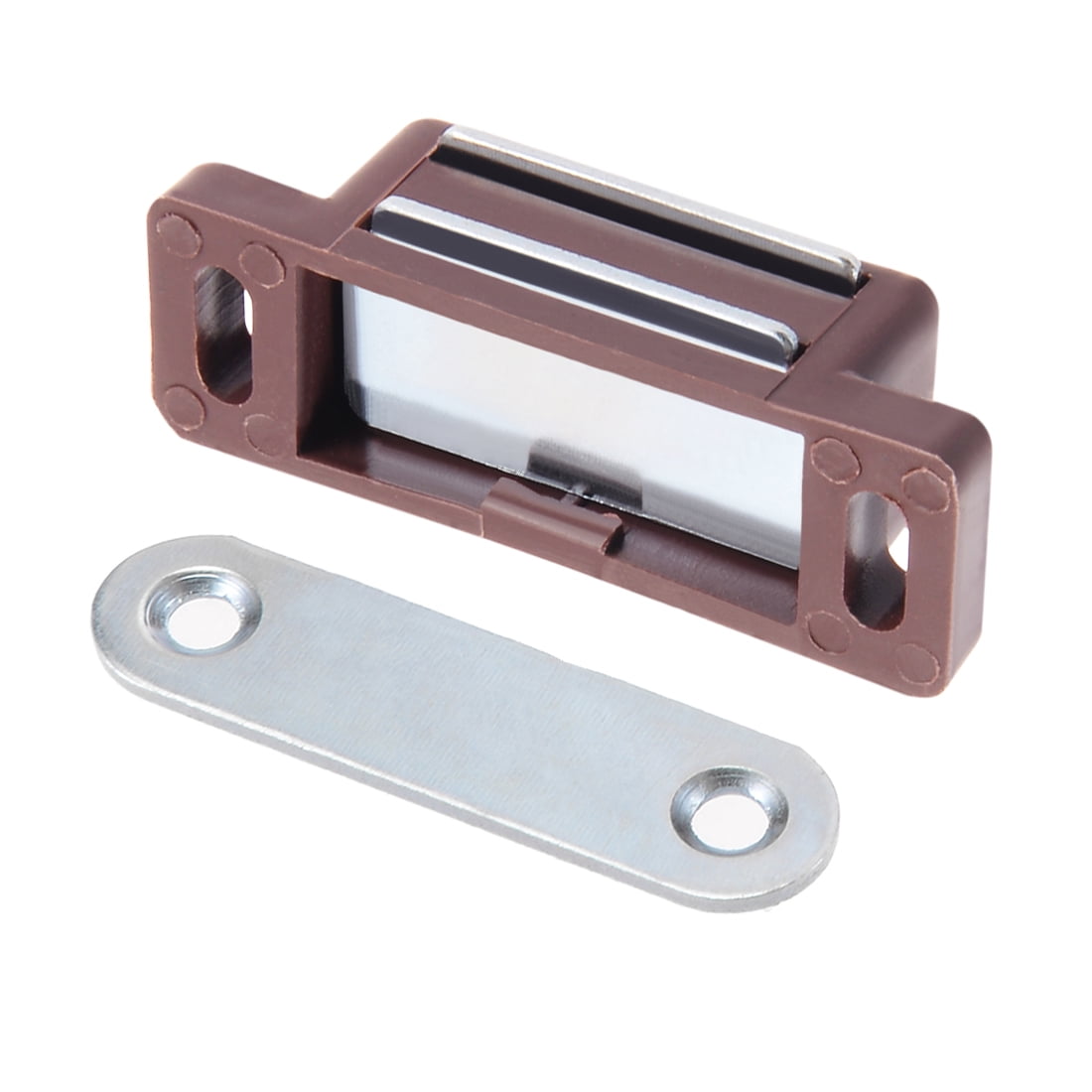 Unique Bargains 46mm Length ABS Plastic Door Cabinet Magnetic Catch Latch Closures