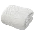 thumbnail image 4 of Nanshing Morgan 7 Piece Pinch Pleat Comforter Set, White, King, 4 of 7