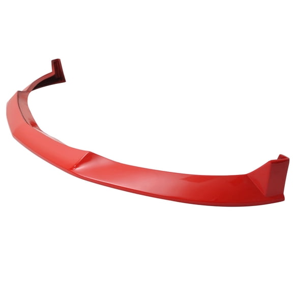 Ikon Motorsports Compatible with 10-12 Ford Mustang V6 S Style Front Bumper Lip Painted Race Red # PQ