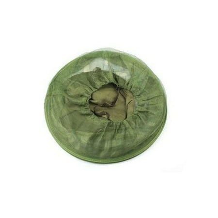 Faux Fly Mesh Camouflage Beekeeping Anti-mosquito Bee Bug Insect Fly Mask Cap Hat with Head Net Mesh Face Protection for Outdoor Fishing ()