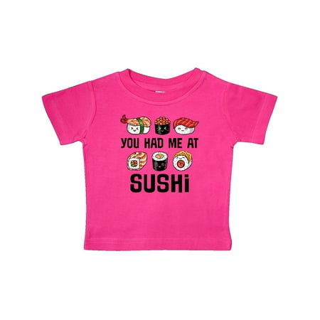 

Inktastic You Had Me At Sushi Gift Gift Baby Boy or Baby Girl T-Shirt