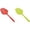 Green+Red, variant on 1 Pc Food Scoop Colander Strainer, Slotted Spoon with Handle Hole, Heat-Resistant Slotted Strainer, Plastic Large Skimmer for Scooping, Draining and Servin, 13.39x4.92 inch