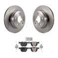 thumbnail image 1 of Transit Auto Rear Disc Brake Rotors and Semi-Metallic Pads Kit for Car BMW X5 X6 K8A-100593, 1 of 11