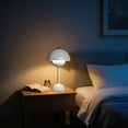 thumbnail image 5 of White Rechargeable Flower Bud Desk Lamp Touch Dimmable Night Light Minimalist Mushroom Table Lamp Retro Bedside Lamp for Bedroom, 5 of 5