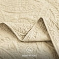 thumbnail image 6 of California King Size Quilt Bedding Set Camel Bedspreads - Cal King Summer Lightweight Bedspread Comforter - Coin Pattern Coverlet for All Season - 3 Pieces (1 Quilt, 2 Pillow Shams), 6 of 7