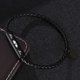 thumbnail image 4 of Pulsera con hebilla magnética de cuerda de cuero minimalista y de moda, joyería creativa, joyería láser, 4 of 5