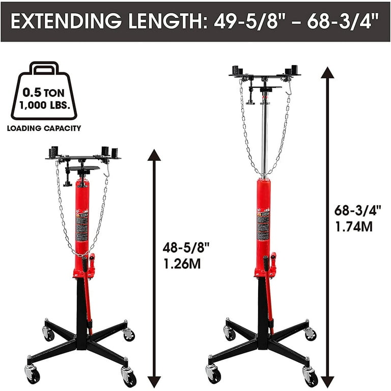 Torin BIG RED Hydraulic Telescoping Transmission Jack