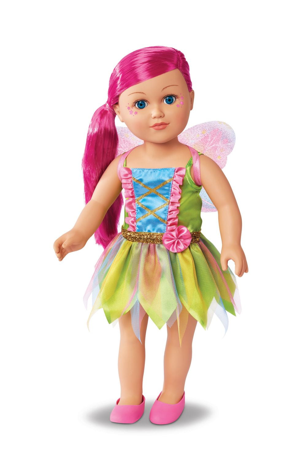 My Life As Shayleigh Posable 18-inch Doll, Pink Hair, Blue Eyes