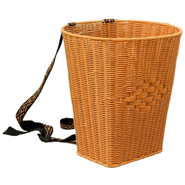DOLITY Orchard Picking Basket Hand Woven Picnic Basket for Camping Weekend Planting