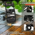 thumbnail image 2 of Riedhoff Gas Pressure Washer, 3600 PSI, 2.6 GPM Flow, with 26 ft Hose & 5 Nozzles, 2 of 10