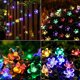 thumbnail image 3 of Cadena de luces solares, 50 LED - Para uso en exteriores, hogar, césped, bodas, patios, fiestas y vacaciones - Multicolor…, 3 of 5