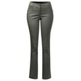 thumbnail image 1 of MixMatchy Women's Comfy Bootcut Curvy Fit Trouser Pants, 1 of 3