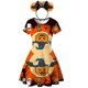 thumbnail image 1 of 2022 nuevo vestido para niñas Halloween bruja calabaza dibujos animados estampado 3D vestidos casuales ropa para niños verano princesa carnaval fiesta disfraz 4T (Tag120) Gao Jinjia LED, 1 of 2