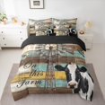 thumbnail image 2 of Homewish Animal Cow 7-Piece King Bedding Set - Rustic Cabin Windmill, 2 of 8