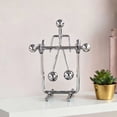 thumbnail image 4 of Dserhfy Mini Balancing Iron Men Toy Helicopter Weightlifter Horizontal Bar Guitar Man Physics Balance Toy Tumbler Kinetic Art Decompressive Desk Toy Home Office Decoration, 4 of 8