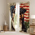 thumbnail image 3 of Homewish Kawaii Dog Dalmatian Curtains Pack of 2 (42x84 Each) for Adult, Rustic Farmhouse Curtains Blackout, Western US Flag Bedroom Curtains, Window Curtains Bedroom Decor, 3 of 6