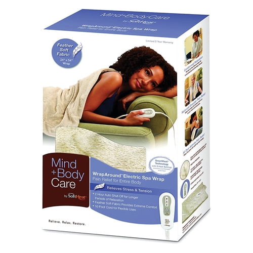 SoftHeat Mind And Body Care WrapAround Electric Spa Wrap, HEW3000N, 1