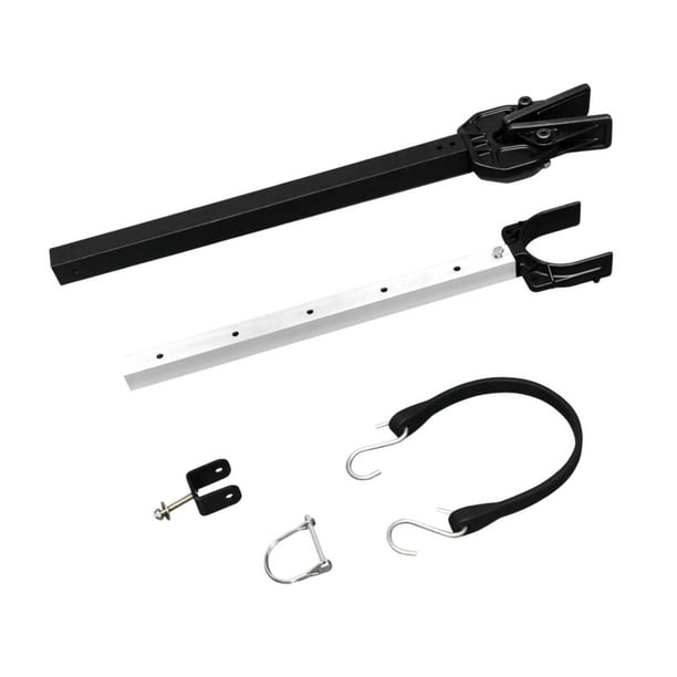 Conjunto de protector de espejo de popa ajustable para barco Alto rendimiento Profesional Práctico Negro