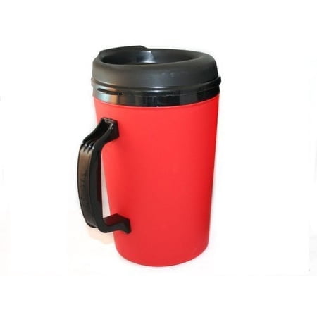 34 Oz Thermoserv Foam Insulated Coffee Mug- Red