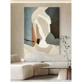 thumbnail image 6 of Hand Painted Oil Painting Original Art Geometric Pattern Living Room Entrance Decoration Painting Abstract Modern Wall Art Decor, 6 of 9