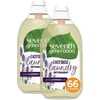 Seventh Generation Laundry Detergent, Ultra Concentrated EasyDose, Fresh Lavender, 132 Loads (Packaging May Vary), 23 Fl Oz (Pack of 2)