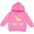 thumbnail image 2 of Inktastic Goat Girl Farm Animal Toddler Hoodie, 2 of 4