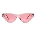 thumbnail image 1 of Womens Snug Classic Vintage Goth Cat Eye Sunglasses Pink, 1 of 3
