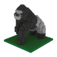 thumbnail image 2 of Mini Building Blocks - Gorilla, 2 of 4