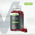 thumbnail image 6 of VITEEY Fiber Gummies 5g, Prebiotic Fiber Supplement, Digestive Health Support, Fruit Flavor, 60 Ct, 6 of 7