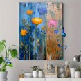 thumbnail image 4 of Textured Floral Garden Canvas Print Wall Art for Living Room Bedroom Office Hallway Kitchen Cozy Home Decor, 4 of 8
