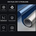 thumbnail image 2 of Film Miroir Unidirectionnel Anti-Uv Anti-Chaleur Adhésif Argent, 2 of 5
