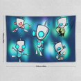 thumbnail image 2 of Gir Robot Invader Zim Tapestry Luxury Wall Hanging Tapestries Decoration For Living Room Bedroom Dormitory Mural Blanket Wall Art Tapestry, 2 of 8