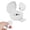 White, variant on PloutoRich Mini Finger Ring Mouse with Charging Case Wearable Bluetooth Remote Control Thumb Mouse Wireless Handheld Air Mouse for Smartphone Tablet for Page Turn Take Photo Watch Video, White