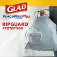 Glad ForceFlexPlus XL 20 Gallon Kitchen Trash Bags, Fresh Clean Scent