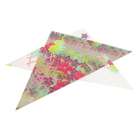 Cello Cellophane Flats Mylar Triangles for Making Henna Cones Size SMALL 25