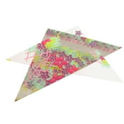 Cello Cellophane Flats Mylar Triangles for Making Henna Cones Size SMALL 25 Pack