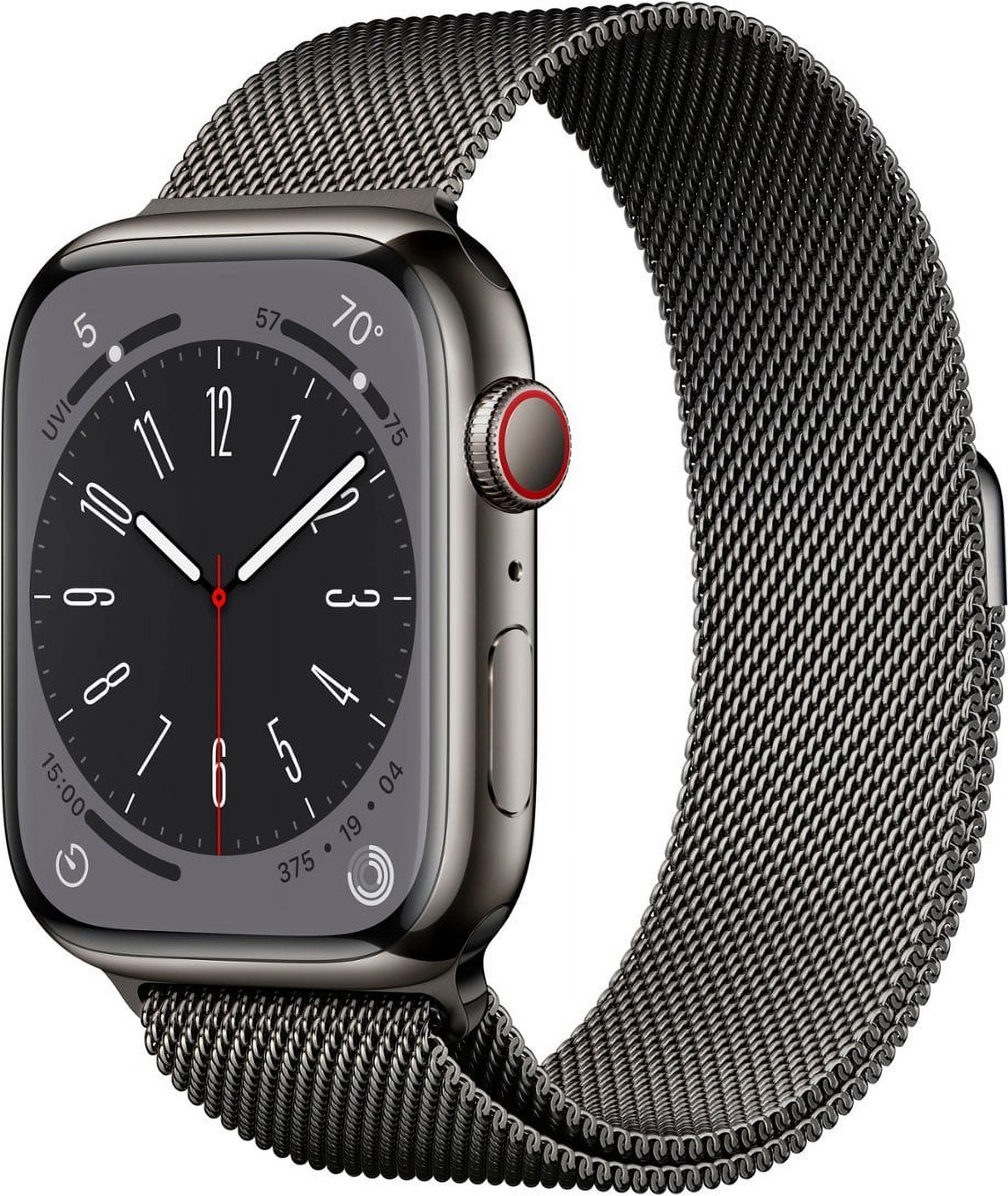 Apple Watch Series 6 GPS Cellular 44mm Space Gray Case with Black Sport Band Walmart