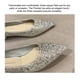 thumbnail image 3 of Minnieouse 2 paquetes/lote de zapatos de lentejuelas de cuero de fibra plana para mujer, cómodos, fáciles de cuidar, zapatos de corte para Calzado champán 36.1, 3 of 6