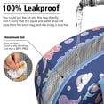 thumbnail image 5 of Womens DarkBlue Cartoon Dinosaurs Rainbow Volcanoes Pattern Lunch Box for Work,Insulated Lunch Bag for Women,Loncheras Para Mujer,Leakproof Adult Lunch Bag for Work,Beach,Travel,Picnic,Camping, 5 of 7