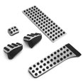 thumbnail image 3 of Gas Brake Pads Set, Accelerator Brake Foot Pedal Stainless Steel Fuel Gas Brake Pads Set Replacement forC E S GLC GLK SLK CLS SL Class, 3 of 8