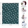 thumbnail image 4 of DarkGreen Dinosaurs Pattern Blanket,Comfortable Soft Flannel Throw Blanket,All Season,Warm Lightweight Blankets for Sofa Bed Couch Living Room Chair,30"x40", 4 of 4