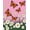 Pink, Pattern 3, variant on ODIKA 2x3 Machine Washable Non-Slip Area Rug, Daisy Latch Hook Decorative Embroidery Kit High Traffic Rug, Black, 727808