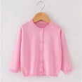 thumbnail image 3 of GYRATEDREAM Girls Sweaters Crewneck Cardigan kids Long Sleeve Button Cotton Sweater, 3 of 4