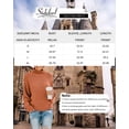 thumbnail image 6 of Sidefeel Womens Sweater Shirts Casual Solid Color Baggy Pullover Shirts Winter Warm Thick Sweater Tops M 8-10, 6 of 10